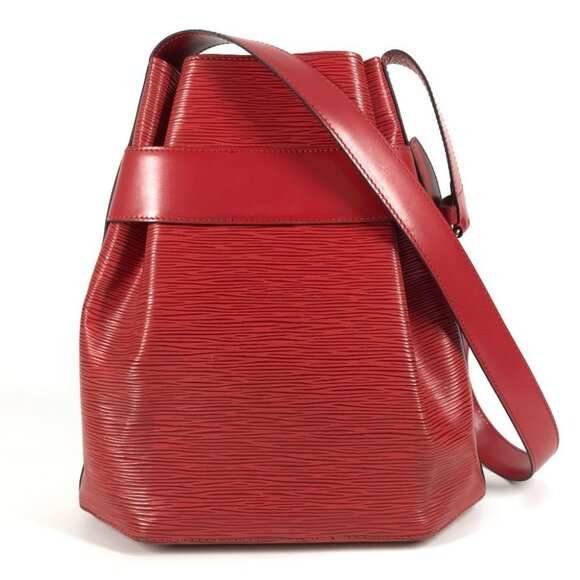 Louis Vuitton Handbags - LOUIS VUITTON Epi SAC DePaul PM Shoulder Bag Epi Leather Castilian Red